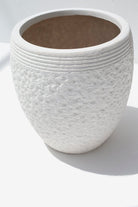 White Terracotta Pot (3 Sizes) FLO 