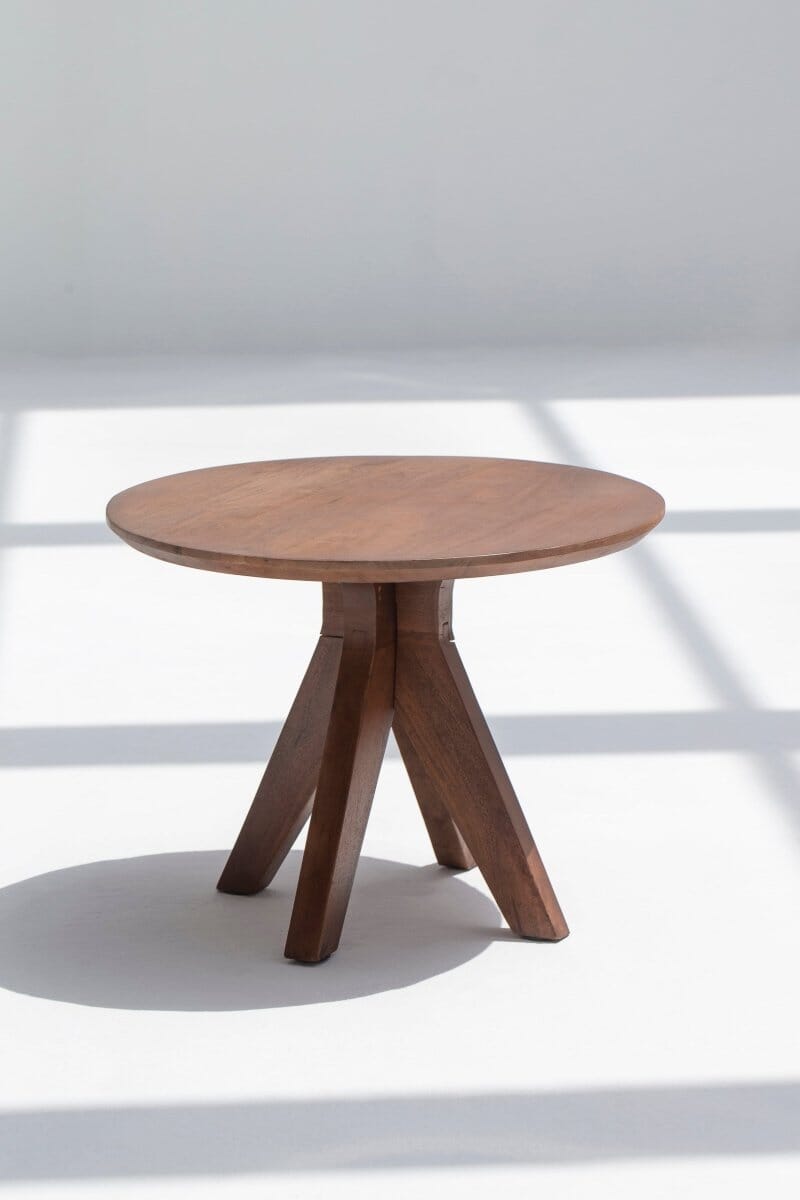 Becca Wooden Coffee Table (2 Sizes) 60CM Diter x 45CM Height 