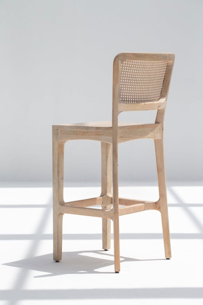 Elmira Wooden Bar Stool 