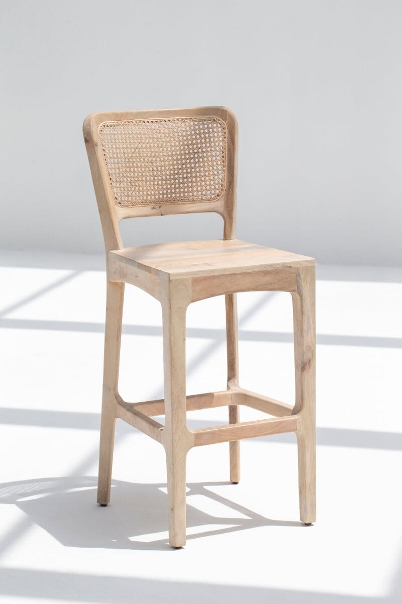 Elmira Wooden Bar Stool