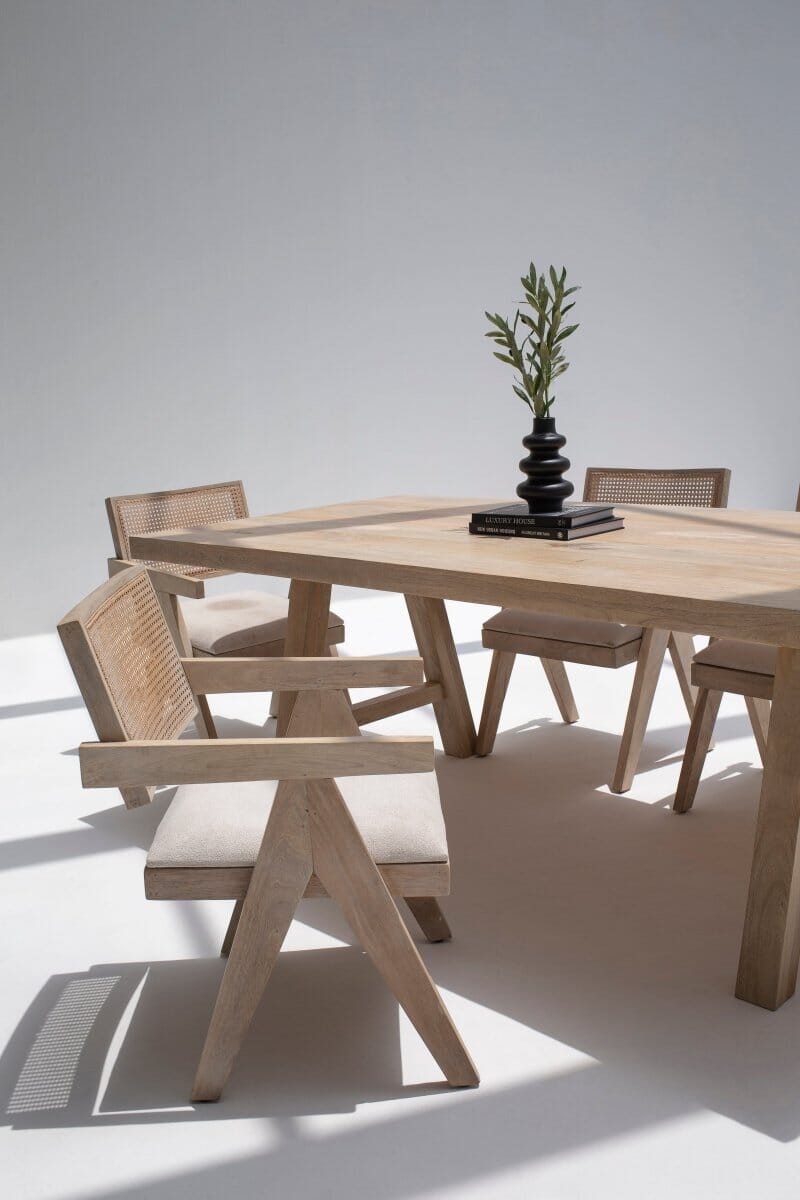 Irene Mango Wood Dining Table 