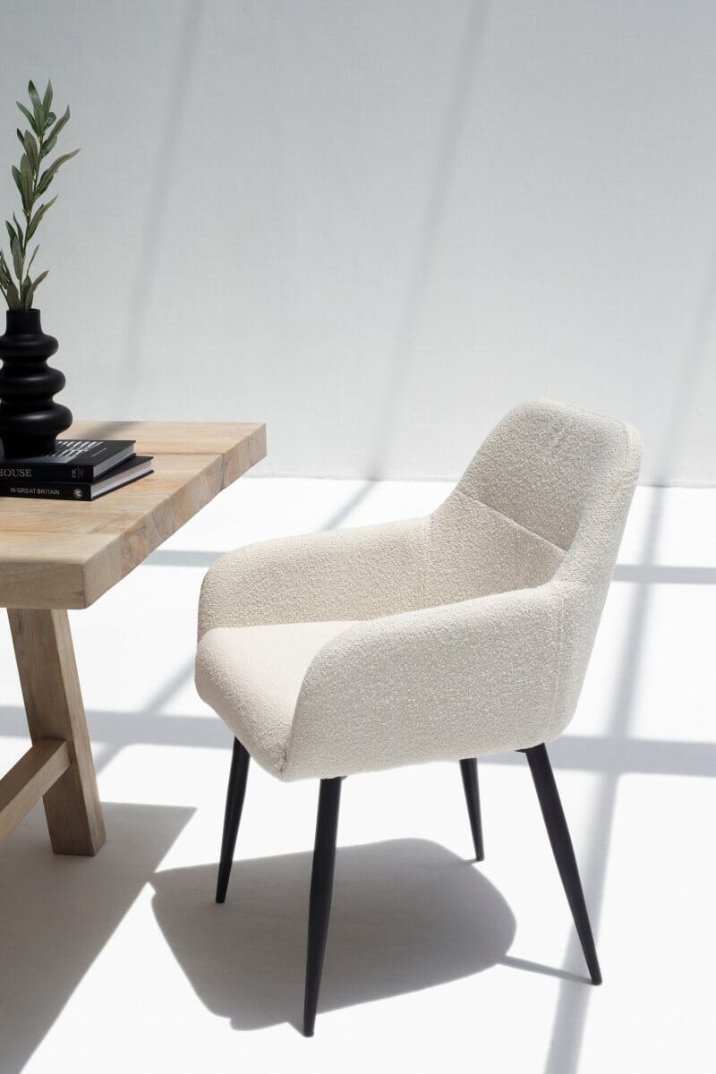 Bruna Boucle Dining Chair