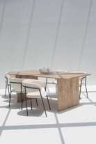 Solana Mango Wood Flat Legs Dining Table 