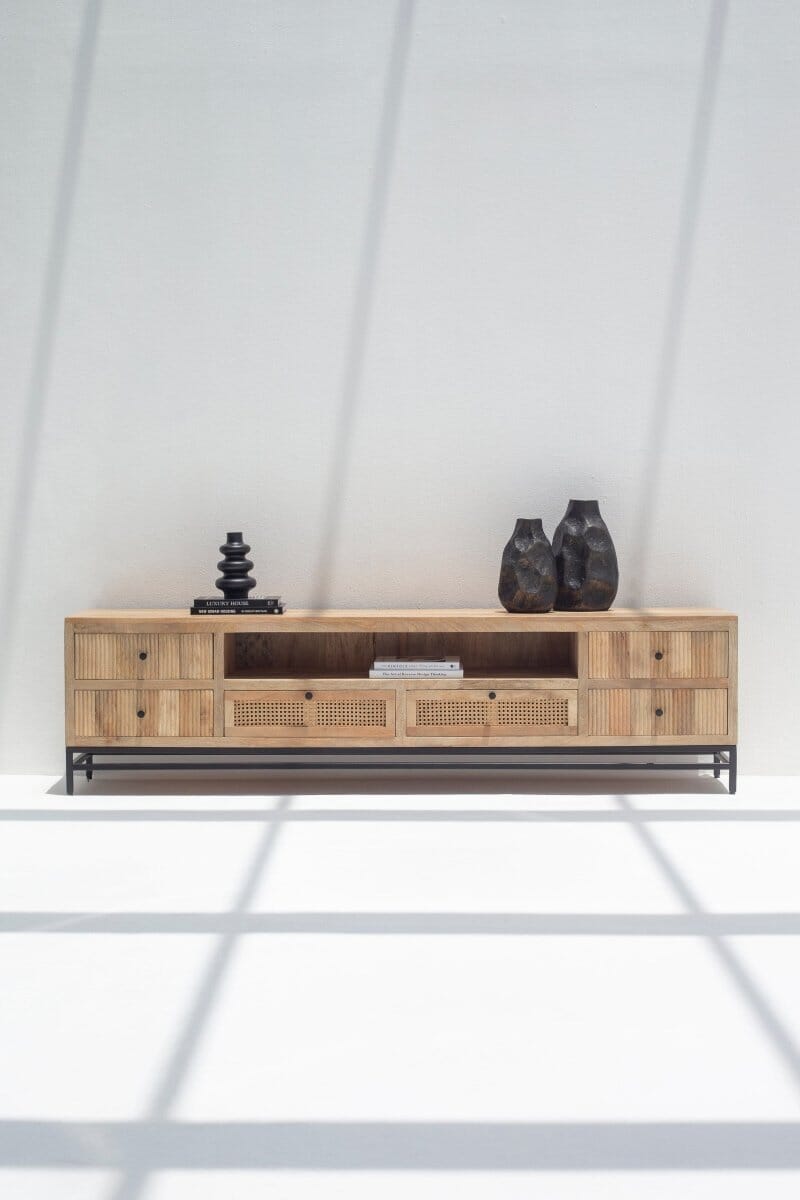 Otilia Wooden Media Unit