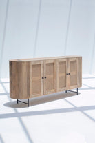 Valletta 4-Rattan Doors Sideboard Buffets & Sideboards Homekode 