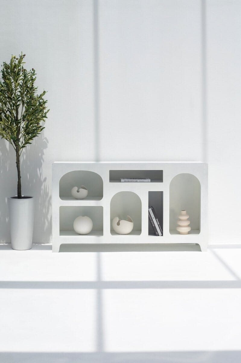Vilnius White Painted Display Console