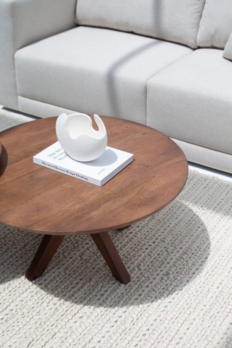 Becca Wooden Coffee Table (2 Sizes) ART 