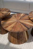 Xenia Nesting Wooden Coffee Table 