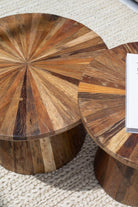 Xenia Nesting Wooden Coffee Table 