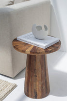 Xenia Wooden Side Table (2 Sizes) Side Table Homekode 