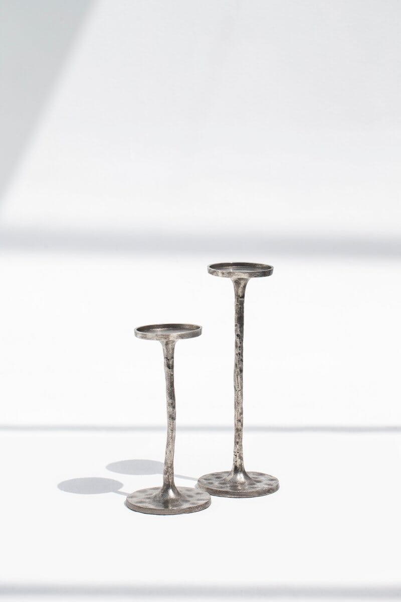 Starlight Nickel Candleholder