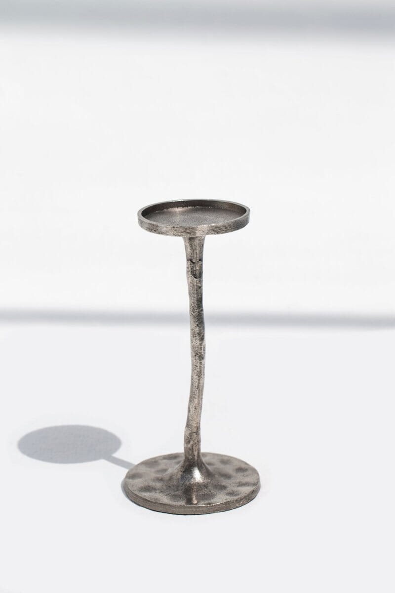 Starlight Nickel Candleholder 