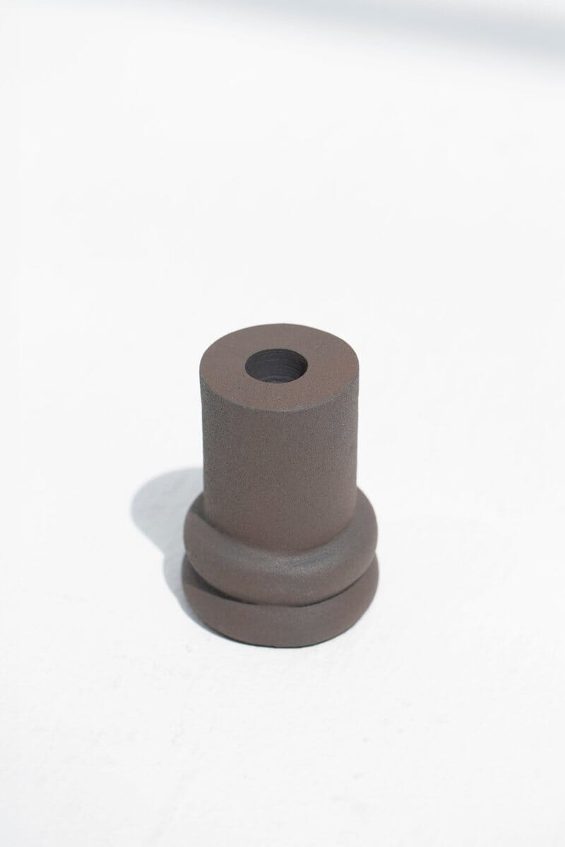 Cylindrical Rustic Candleholder 