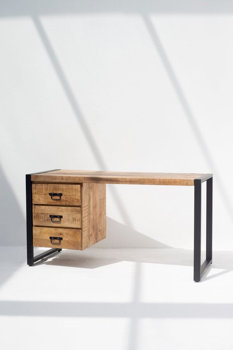 Sybille Industrial Wooden Desk ART 