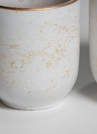 Gold Marble Veins Pattern Pot (3 Sizes) FLO 