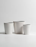 Pure White Ceramic Pot I (3 Sizes) FLO 