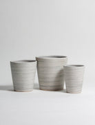 Strata Line Ceramic Pot I (3 Sizes) FLO 