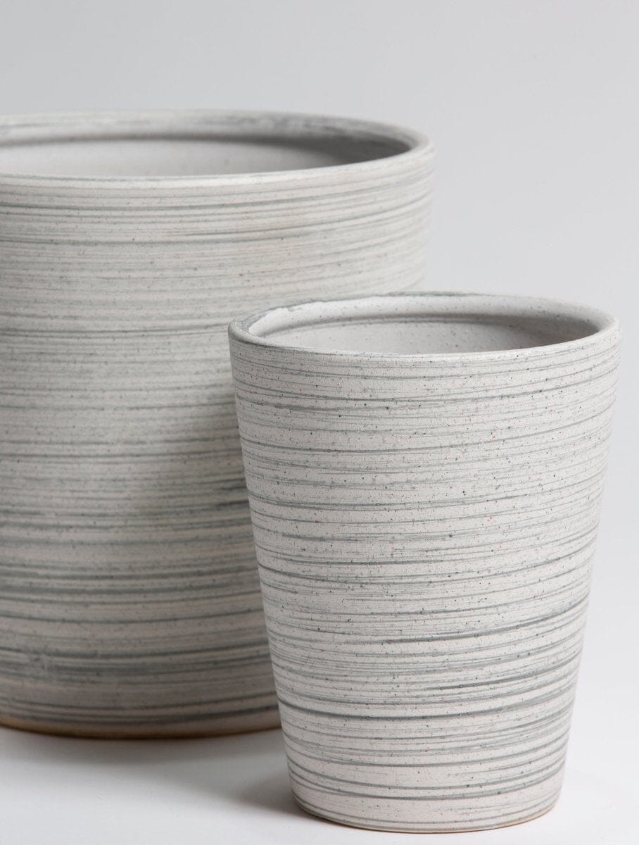 Strata Line Ceramic Pot I (3 Sizes)