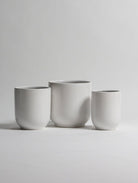 Pure White Ceramic Pot II (3 Sizes) FLO 