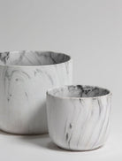 Moonlit Marble Ceramic Pot (3 Sizes) FLO 