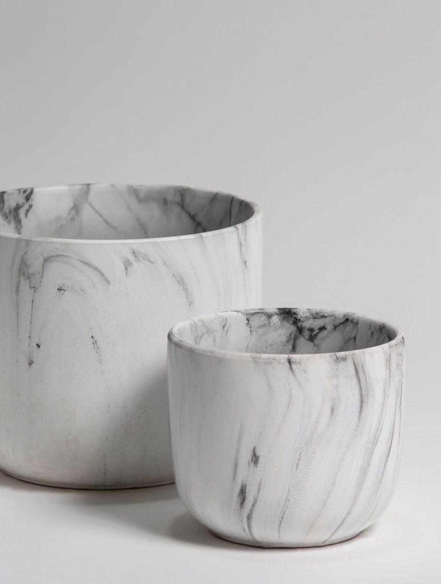 Moonlit Marble Ceramic Pot (3 Sizes)