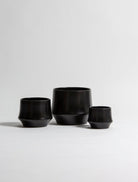 Obsidian Twist Ceramic Pot (3 Sizes) FLO 