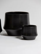 Obsidian Twist Ceramic Pot (3 Sizes) FLO 