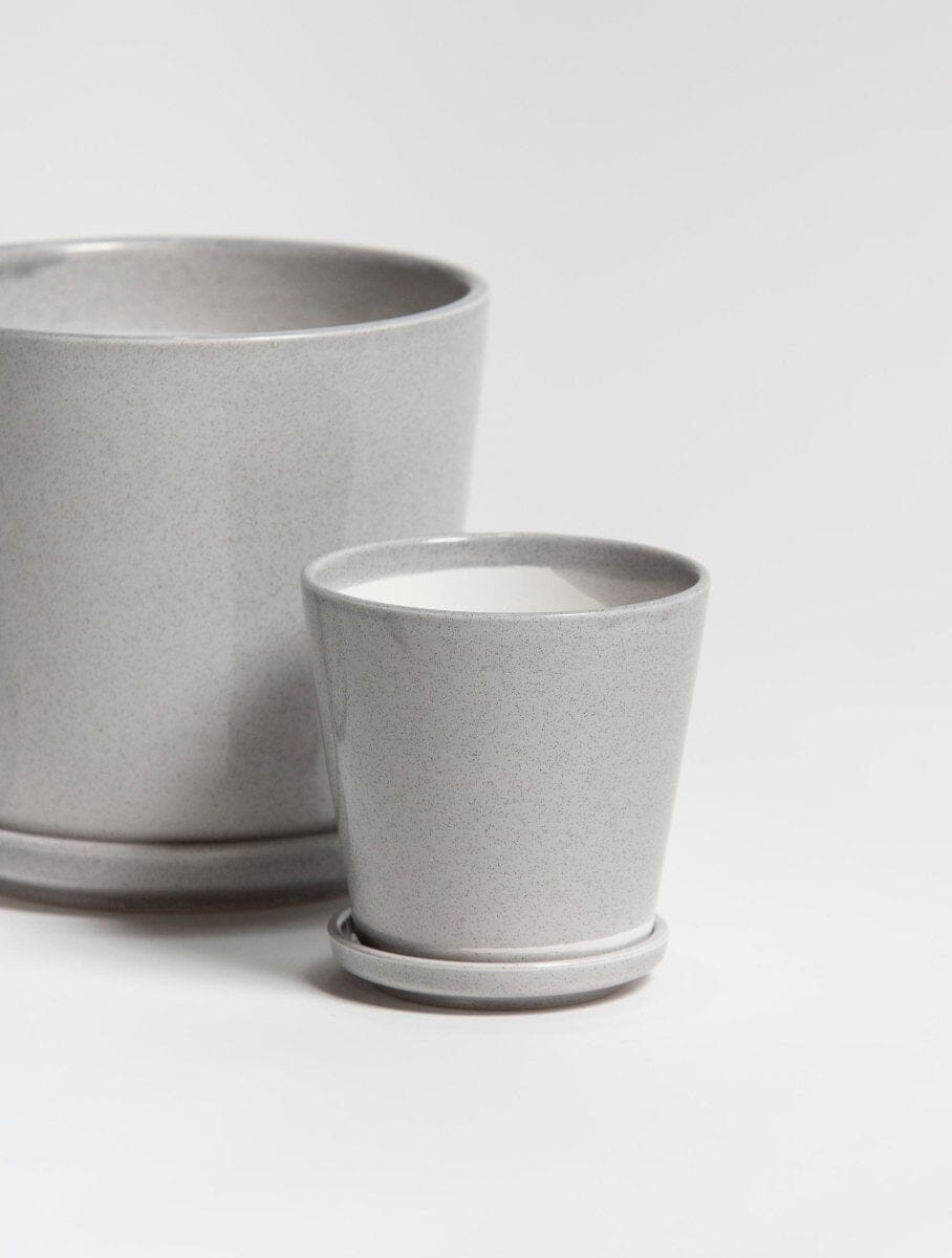 Smoke Gray Ceramic Pot (3 Sizes)