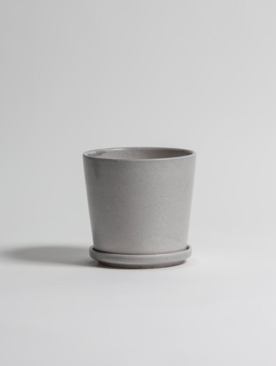 Smoke Gray Ceramic Pot (3 Sizes)