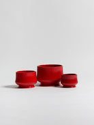 Ruby Ripple Ceramic Pot (3 Sizes) FLO 