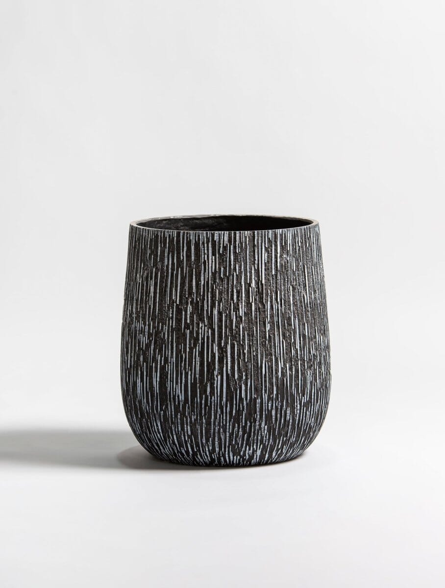 Blackwood Texture Fiber Ceramic Pot (4 Sizes)