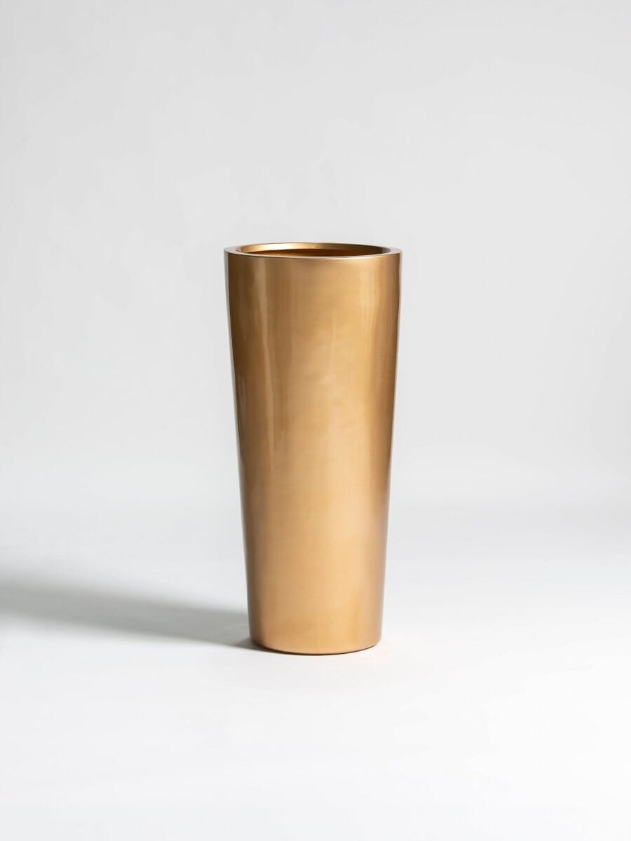 Majestic Gold Fiber Glass Pot (3 Sizes)