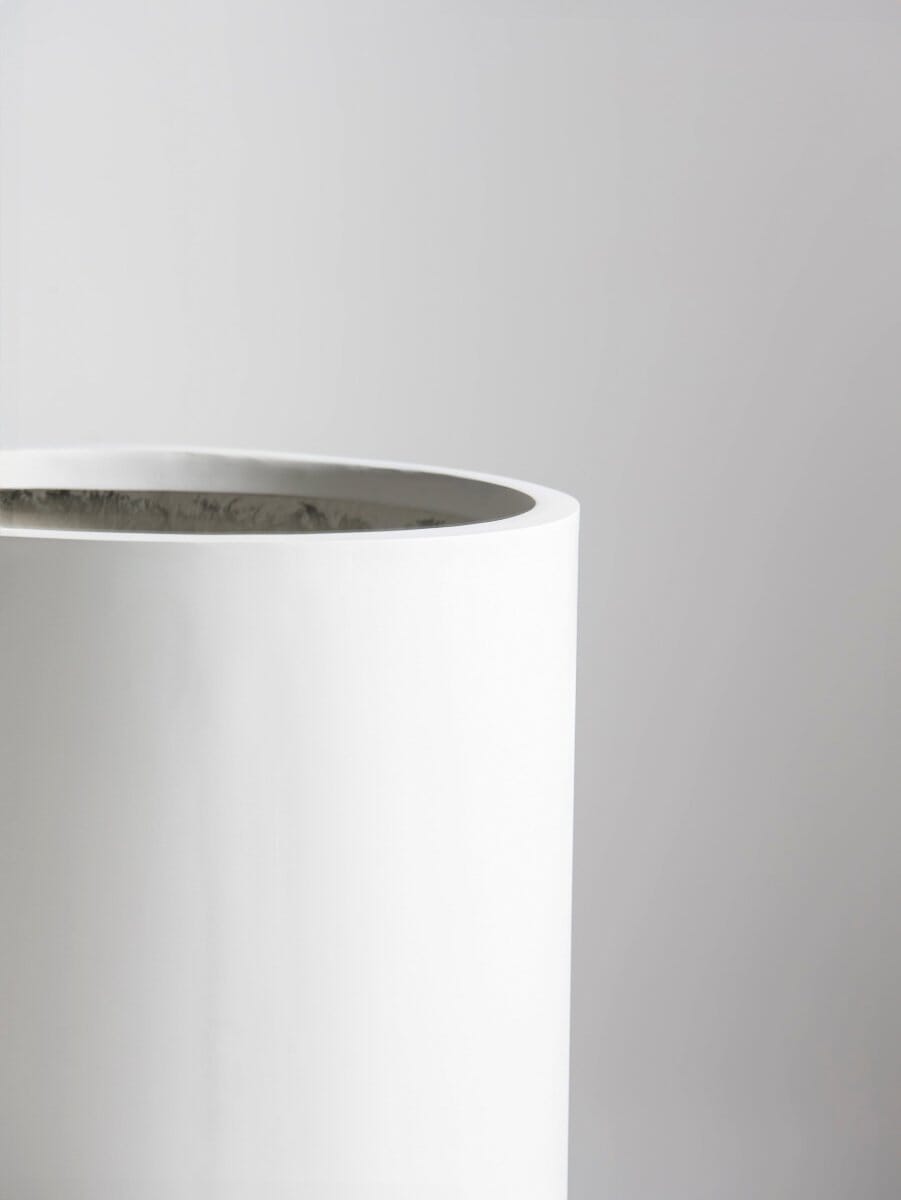 Snowfall Fiber Glass Pot