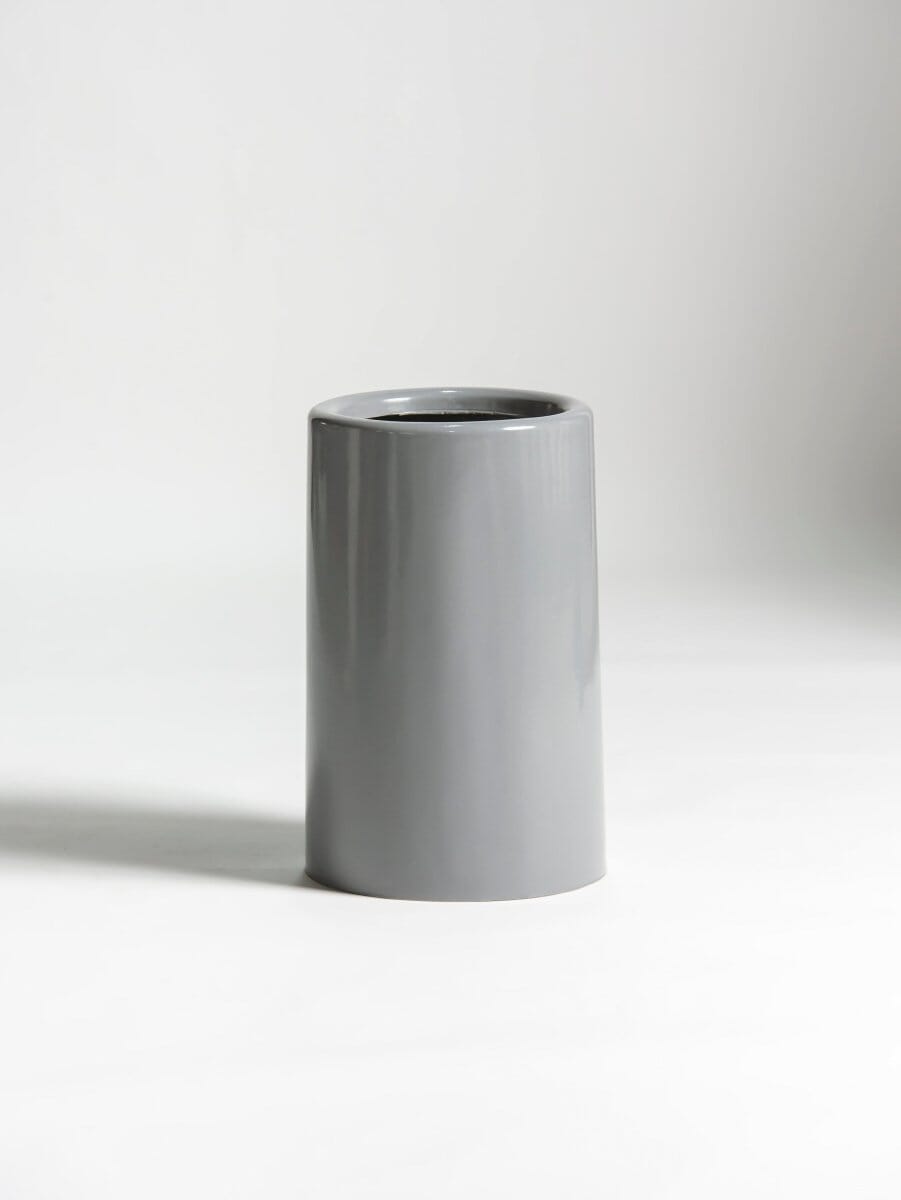 Urban Cylinder Fiber Glass Pot (6 Colors)