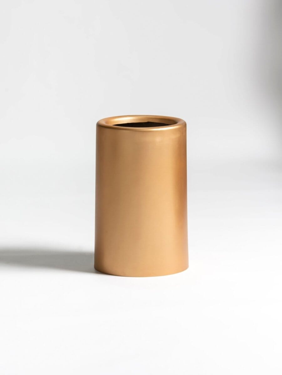 Urban Cylinder Fiber Glass Pot (6 Colors)