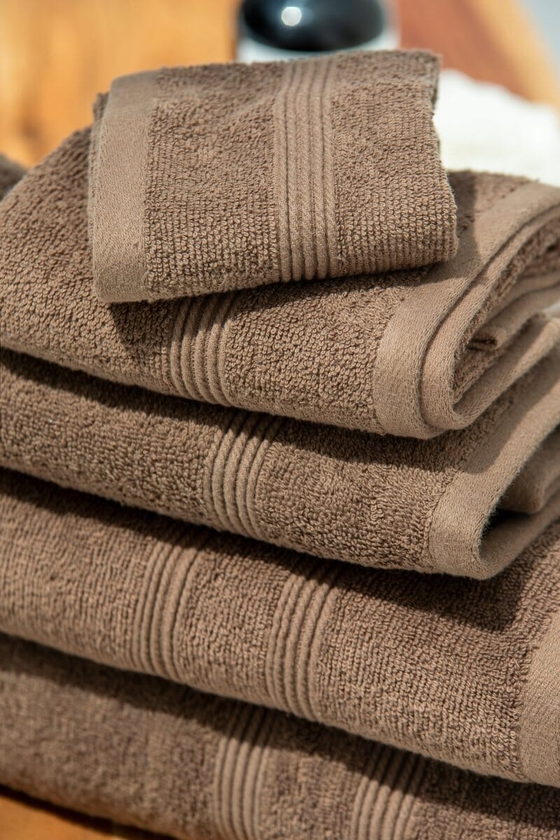 Brown Luxury Hotel Towels 