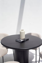 Mireille Black Micro Concrete Dining Table (3 Sizes) Homekode 