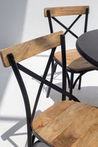 Xavia Industrial Dining Chair Chairs 