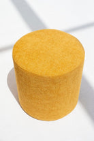 Mustard Boucle Accent Pouf (2 SIZES) HomeKode 