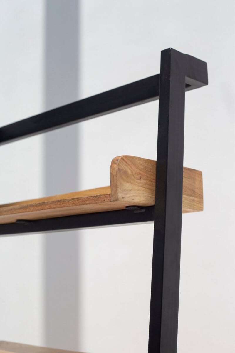 Moira Standing Mango Wood Bar Cabinet 