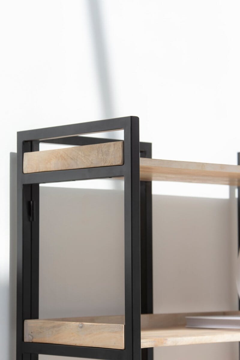 Ainsley Industrial Bookshelf 