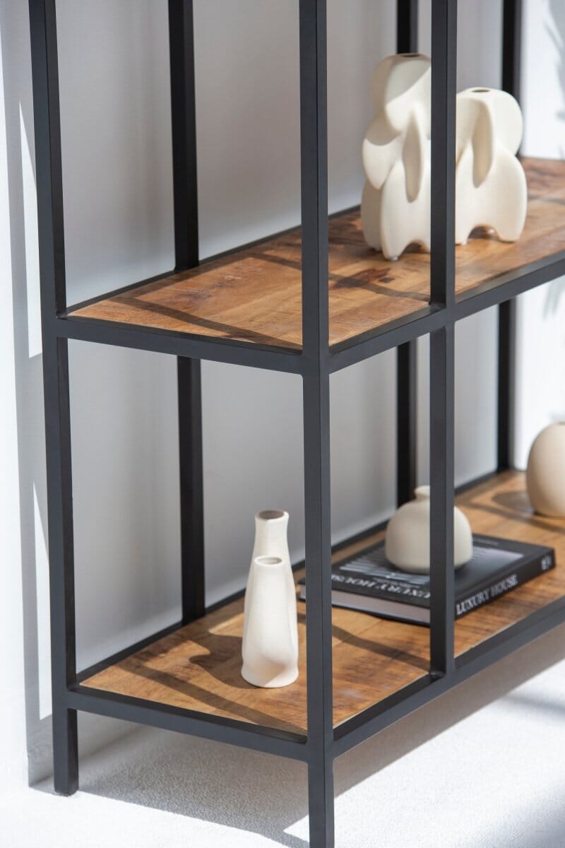 Vivian Industrial Bookshelf 