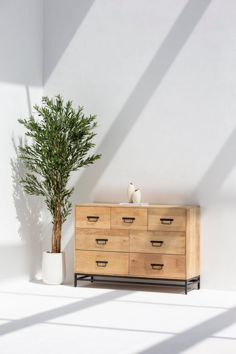 Sinai 7-Drawer Wooden Dresser 