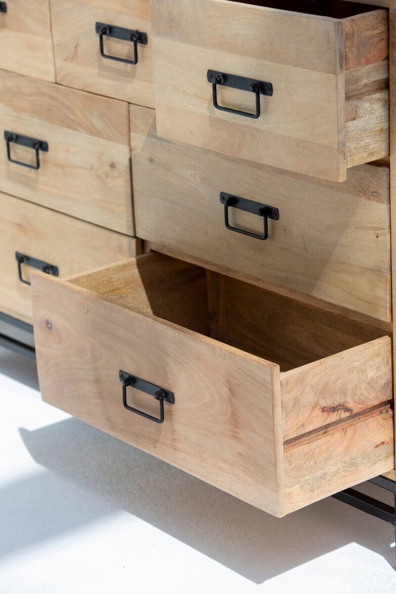 Sinai 7-Drawer Wooden Dresser 