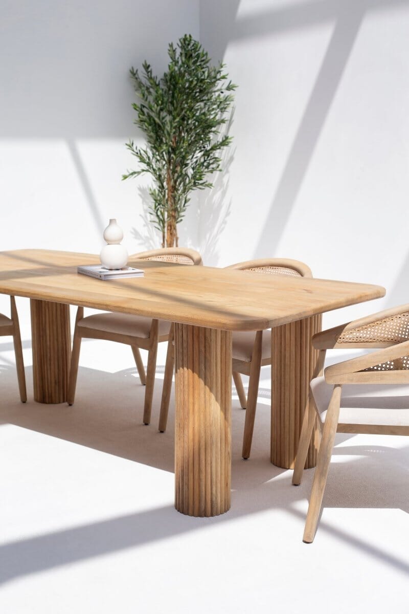 Umbria Mango Wood Dining Table ART 