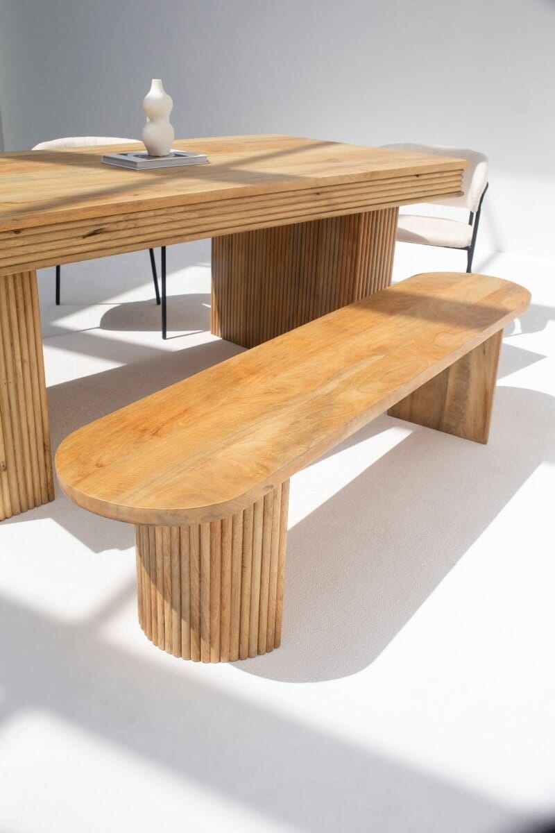 Katerina Mango Wood Bench 