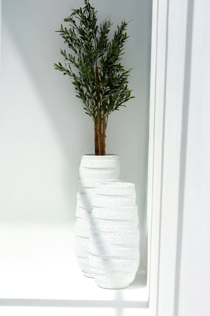 Serenity Spun Fiber Pot (3 Sizes) IBE02 