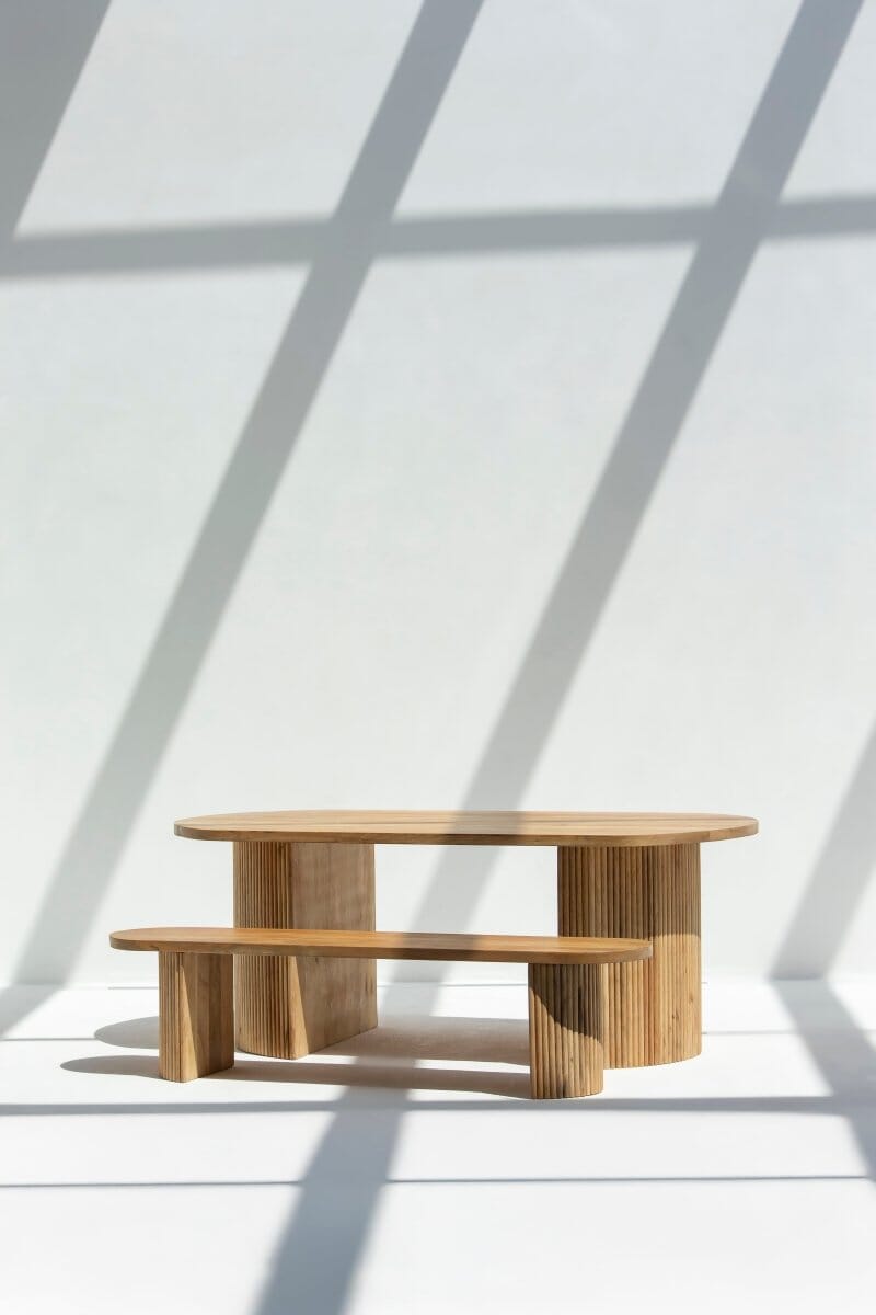 Katerina Mango Wood Bench 