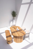 Katerina Mango Wood Dining Table 