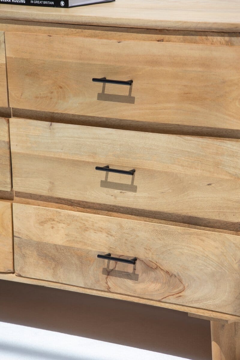 Asa 6-Drawer Wooden Dresser 